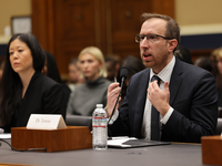 John Torous, MD, MBI, providing expert testimony at the United States House Energy and Commerce Committee hearing on the risks and benefits of chatbots. Source: John Torous; Copyright: John Torous; URL: https://jmir.org/2025/1/e89202/; License: Licensed by JMIR.