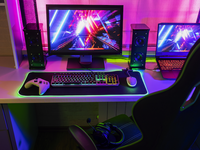 Source: Freepik; Copyright: freepik; URL: https://www.freepik.com/free-photo/high-angle-gaming-setup-with-computer_33263543.htm; License: Licensed by JMIR.