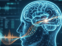 AI-generated image, in response to the request "create an abstract image for title "Mild Cognitive Impairment Detection System Based on 
Unstructured Spontaneous Speech: Longitudinal Dual-modal Framework" " (Generator: Gemini/ Nano Banana Pro Dec 3, 2025). Source: Created with Gemini; Copyright: N/A (AI-generated image); URL: https://medinform.jmir.org/2026/1/e80883; License: Public Domain (CC0).