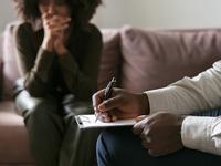 Source: freepik; Copyright: freepik; URL: https://www.freepik.com/free-photo/person-sharing-feelings-emotions-therapy-session_94668871.htm; License: Licensed by JMIR.