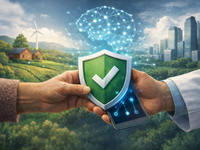 Trust in AI-Supported Screening in General Practice Among Urban and Rural Citizens. Generated by Larisa Wewetzer on 5 January 2026. URL of the generator used: https://chatgpt.com/s/m_696f7c29bed88191a1fdc55a04267428. Source: Larisa Wewetzer; Copyright: Larisa Wewetzer; URL: https://medinform.jmir.org/2026/1/e69777; License: Public Domain (CC0).